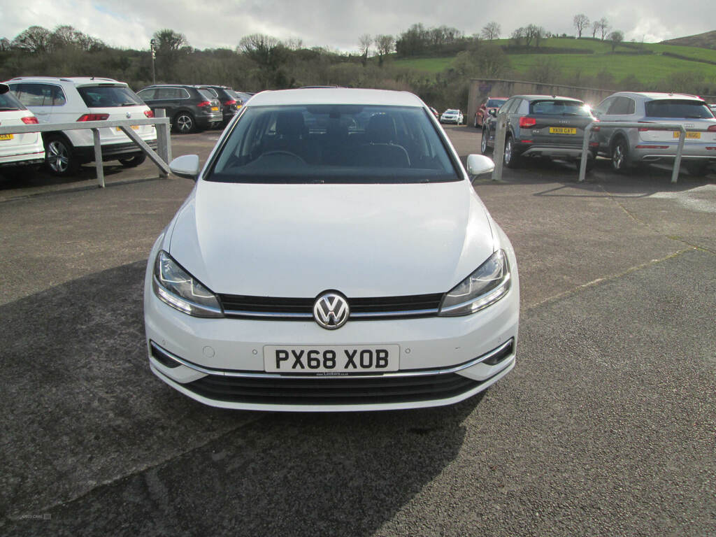 Volkswagen Golf 1.6 Tdi Se Nav PX68XOB White #3