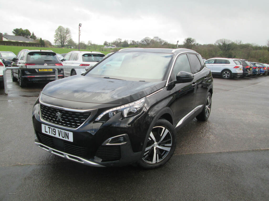 Peugeot 3008 1.5 Bluehdi Gt Line LT19VUN Black #2
