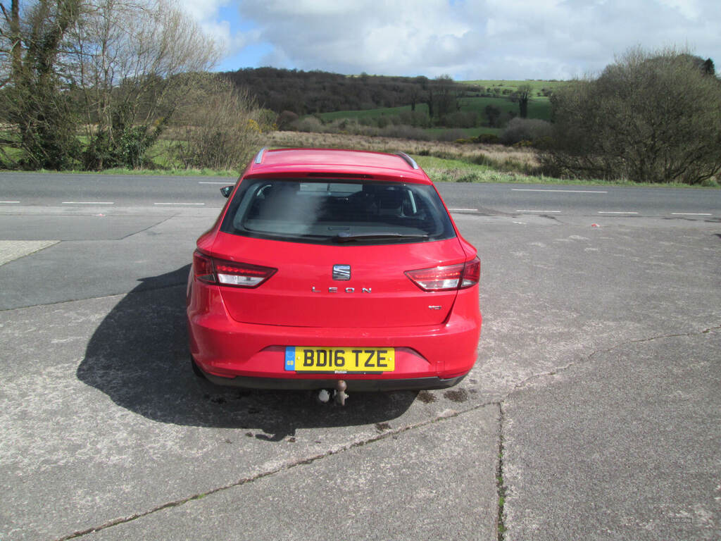 Seat Leon 1.6 Tdi 110 Se Technology Business BD16TZE Red #6