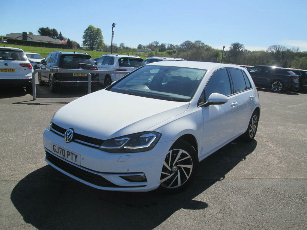 Volkswagen Golf 1.6 Tdi Match Edition GJ70PTY White #2