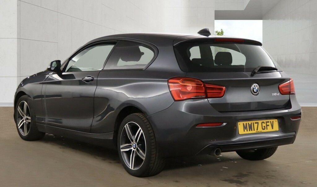 BMW 1 Series 1.5 116D Sport 3-Door MW17GFV Grey #3