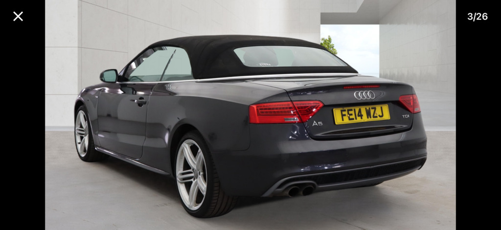 Audi A5 2.0 Tdi S Line Special Edition FE14WZJ Grey #6