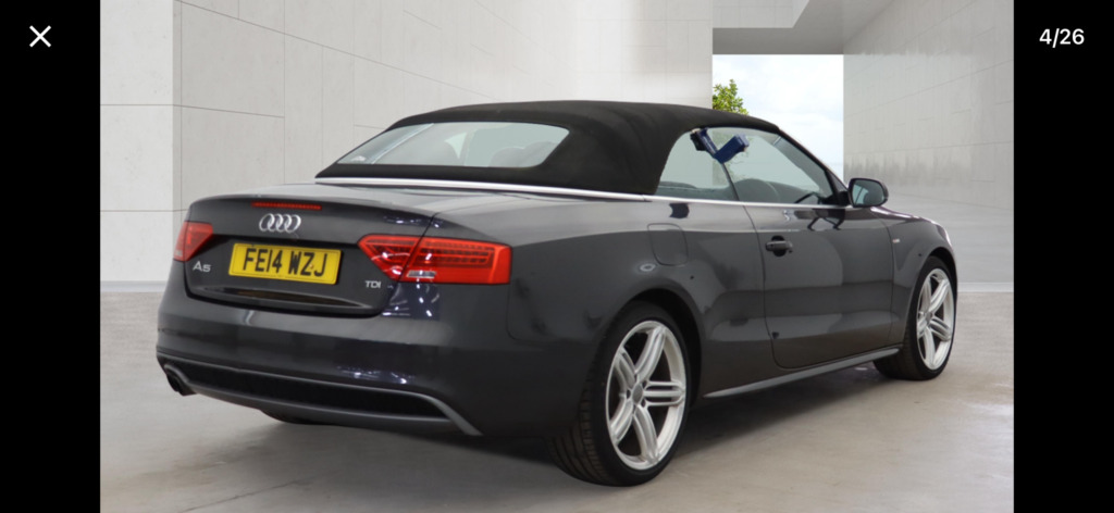 Audi A5 2.0 Tdi S Line Special Edition FE14WZJ Grey #5