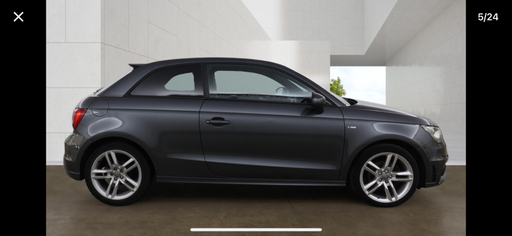 Audi A1 1.6 Tdi S Line SL14XKY Grey #3