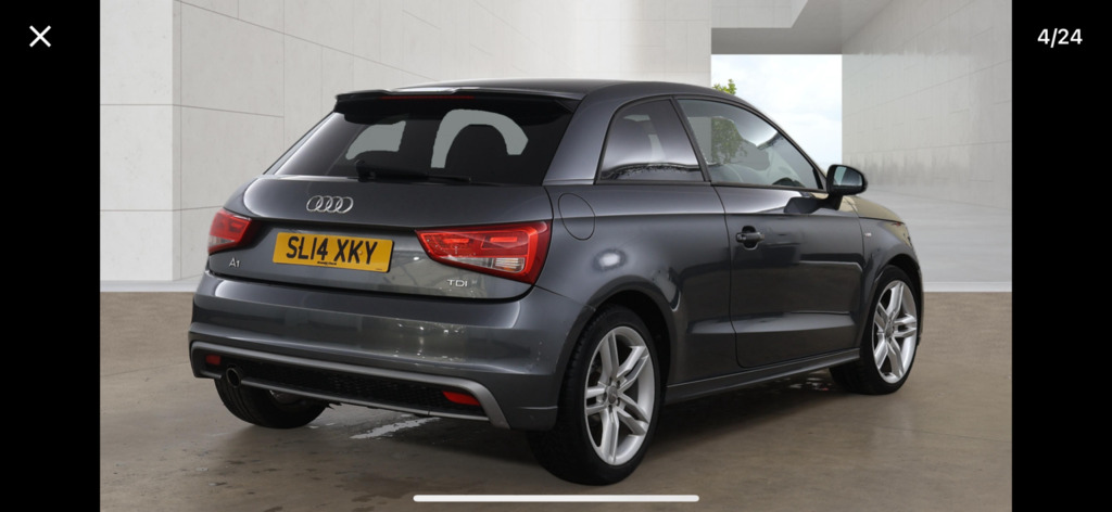 Audi A1 1.6 Tdi S Line SL14XKY Grey #6