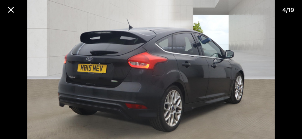 Ford Focus 1.0 T Ecoboost Zetec S MD15MEV Black #4