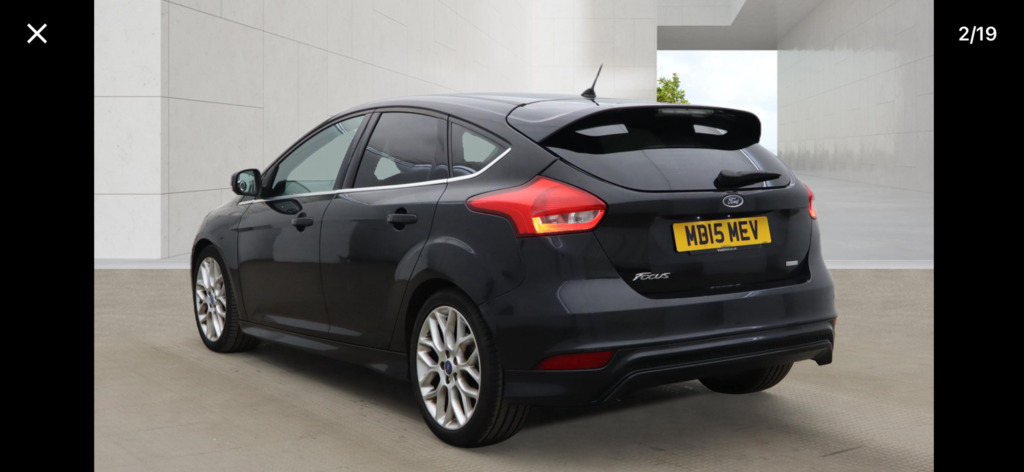 Ford Focus 1.0 T Ecoboost Zetec S MD15MEV Black #3
