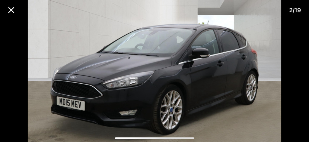 Ford Focus 1.0 T Ecoboost Zetec S MD15MEV Black #2