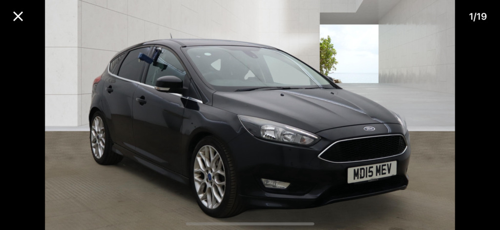 Ford Focus 1.0 T Ecoboost Zetec S Black