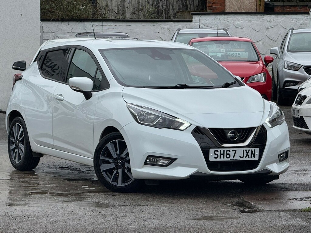 Nissan Micra 2017 0.9 Ig-t Acenta Euro 6 Ss SH67JXN White #5