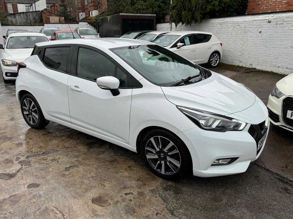 Nissan Micra 2017 0.9 Ig-t Acenta Euro 6 Ss SH67JXN White #6