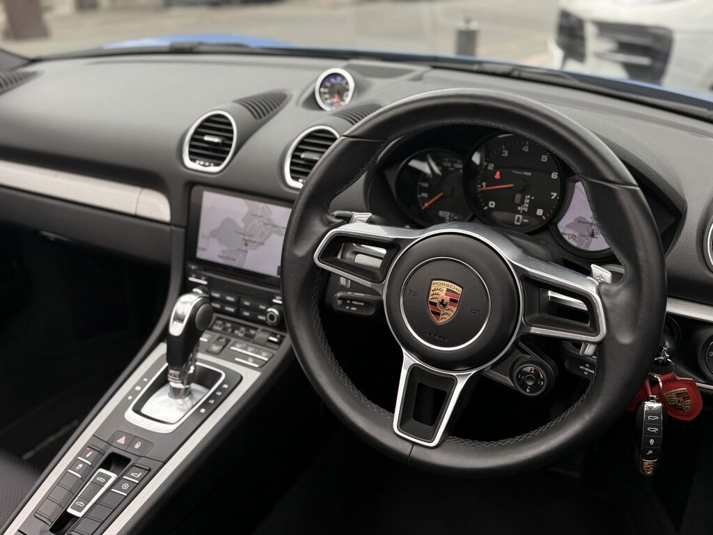 Porsche 718 Boxster Convertible Blue #5