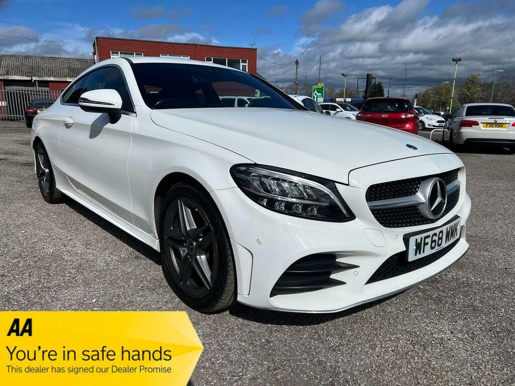 Mercedes-Benz C Class Coupe 1.5 C200 Mhev Amg Line G-tronic Euro 6 Ss White
