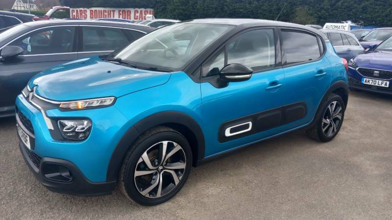 Citroen C3 1.2 Puretech Shine Plus - 2023 73 LV73RBF Blue #4