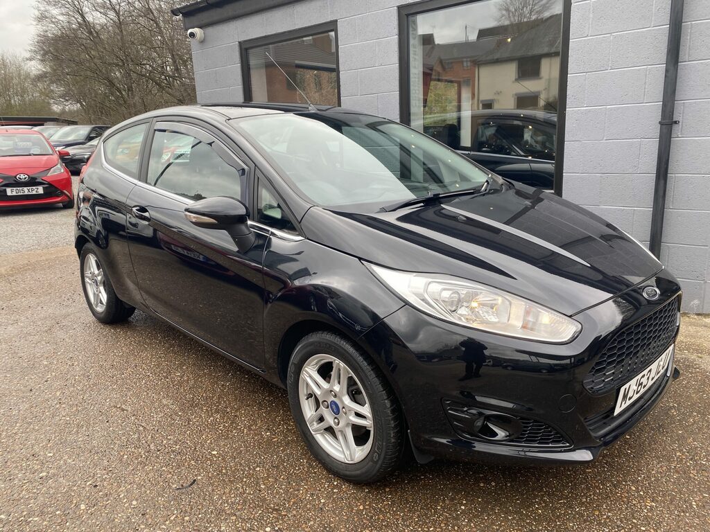 Ford Fiesta Ford Fiesta 1.0 Zetec. Hatch. Black 2013 MJ63JLU Black #3