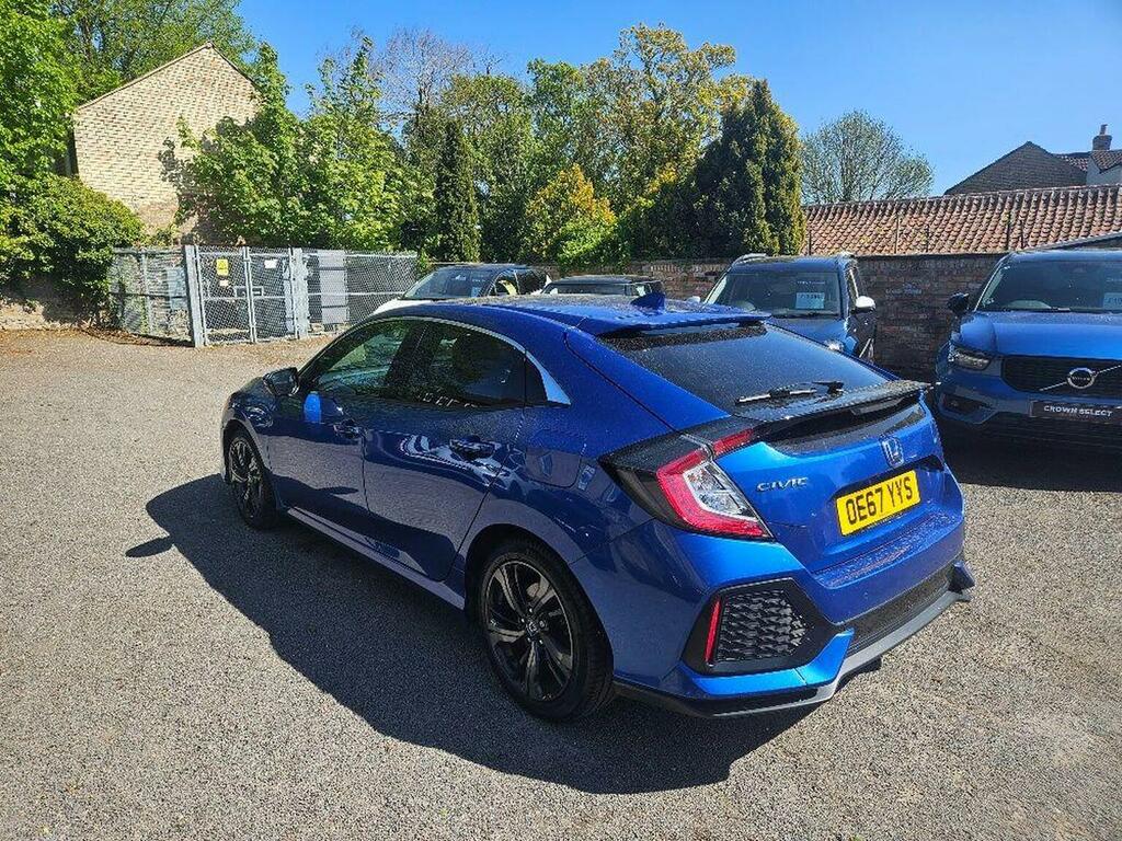 Honda Civic 1.6 I-dtec Ex Euro 6 S S OE67YYS Blue #3