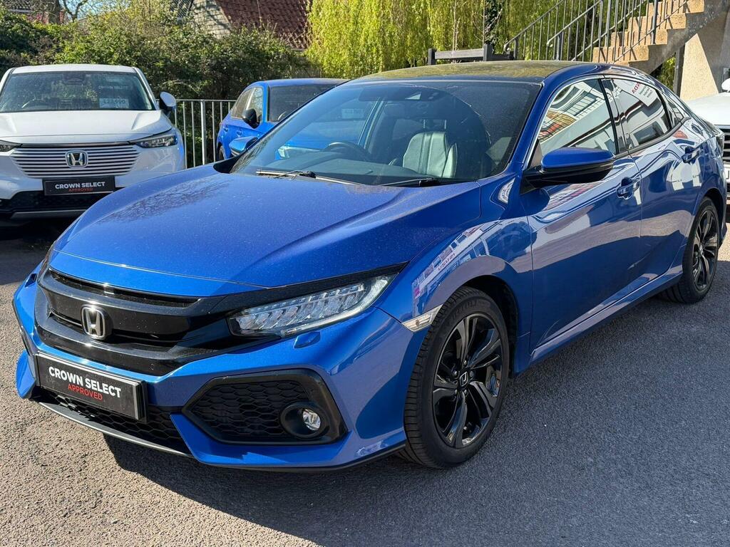 Honda Civic 1.6 I-dtec Ex Euro 6 S S OE67YYS Blue #2