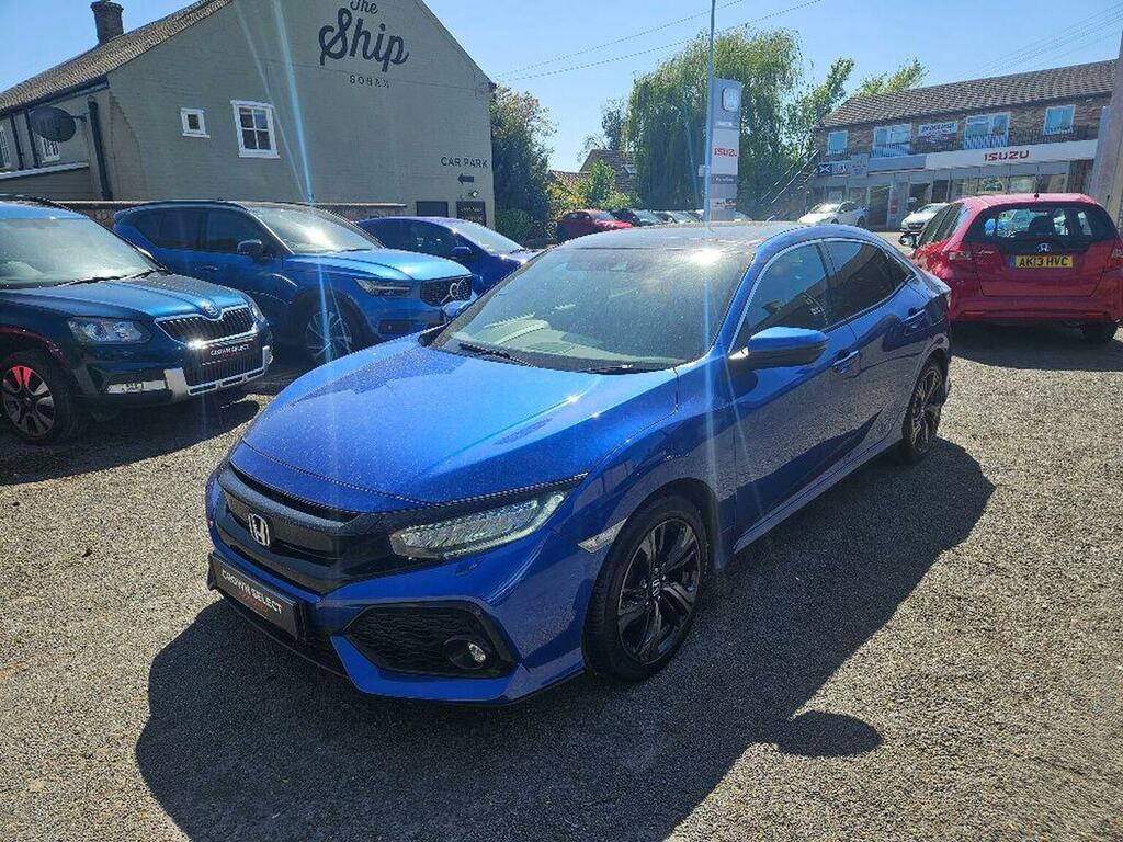 Honda Civic 1.6 I-dtec Ex Euro 6 S S OE67YYS Blue #4