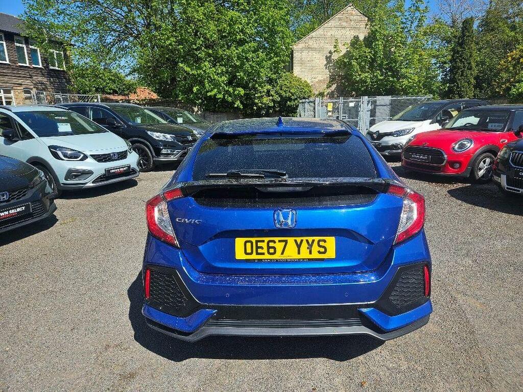 Honda Civic 1.6 I-dtec Ex Euro 6 S S OE67YYS Blue #6