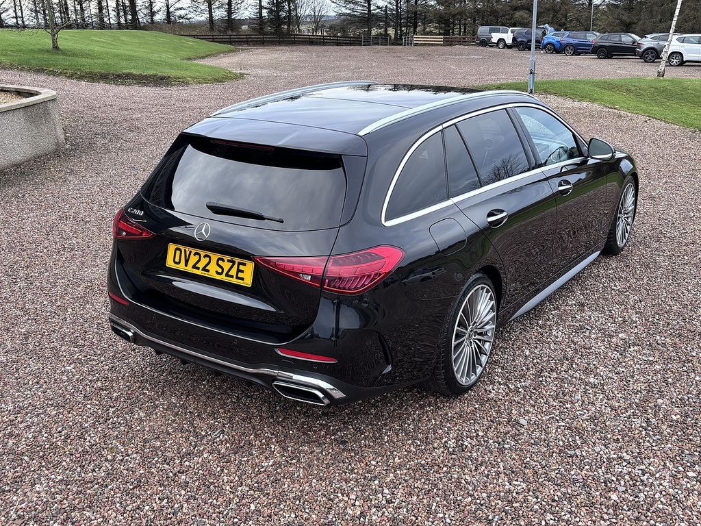 Mercedes-Benz C Class Estate OV22SZE Black #5