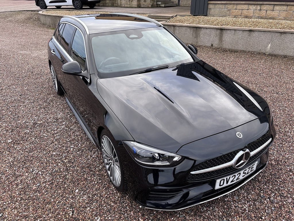 Mercedes-Benz C Class Estate OV22SZE Black #2