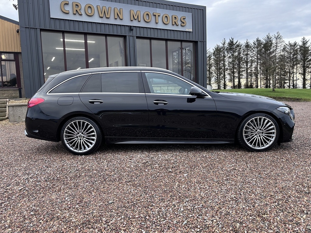 Mercedes-Benz C Class Estate OV22SZE Black #3