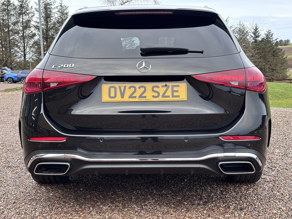 Mercedes-Benz C Class Estate OV22SZE Black #6