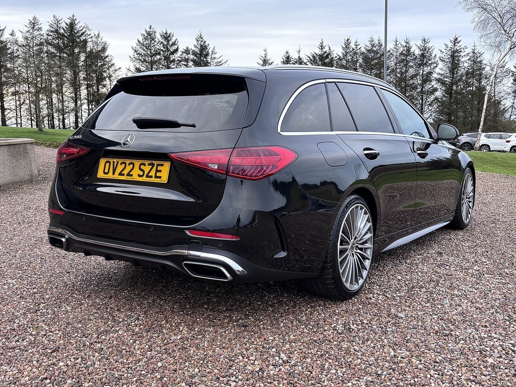 Mercedes-Benz C Class Estate OV22SZE Black #4