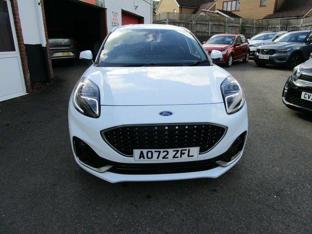 Ford Puma 1.0T Ecoboost Mhev St-line Vignale Suv AO72ZFL White #4