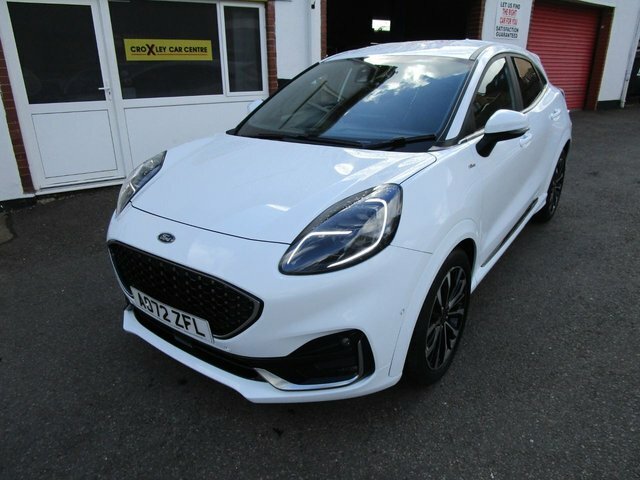 Ford Puma 1.0T Ecoboost Mhev St-line Vignale Suv AO72ZFL White #6