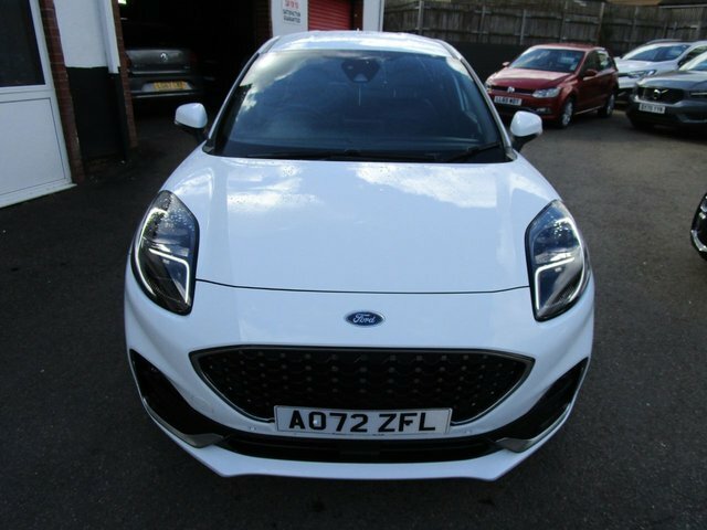 Ford Puma 1.0T Ecoboost Mhev St-line Vignale Suv AO72ZFL White #5