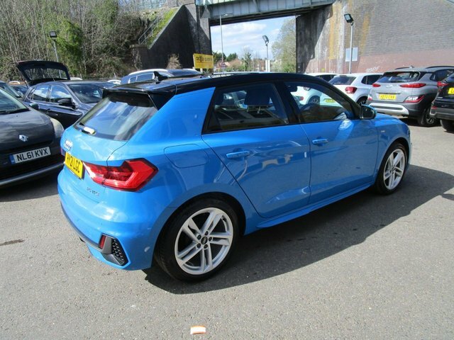 Audi A1 1.0 Tfsi 25 S Line Sportback S Tronic E HY21LGC Blue #6