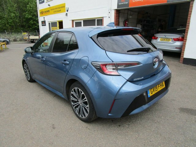 Toyota Corolla 1.8 Vvt-h Design Hatchback Hybrid Cvt E GV19FHA Blue #6