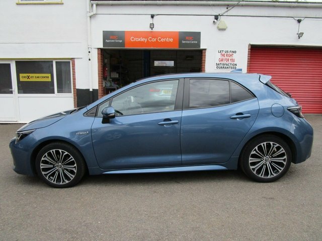 Toyota Corolla 1.8 Vvt-h Design Hatchback Hybrid Cvt E GV19FHA Blue #5
