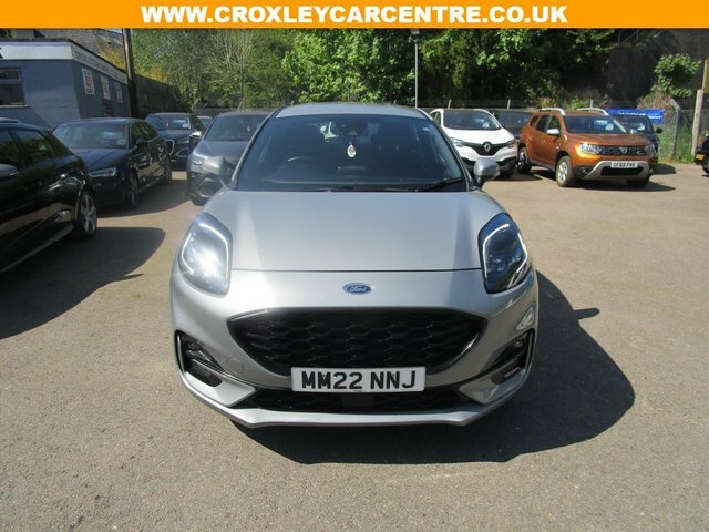 Ford Puma 1.0T Ecoboost Mhev St-line Suv Hybrid M MM22NNJ Silver #2