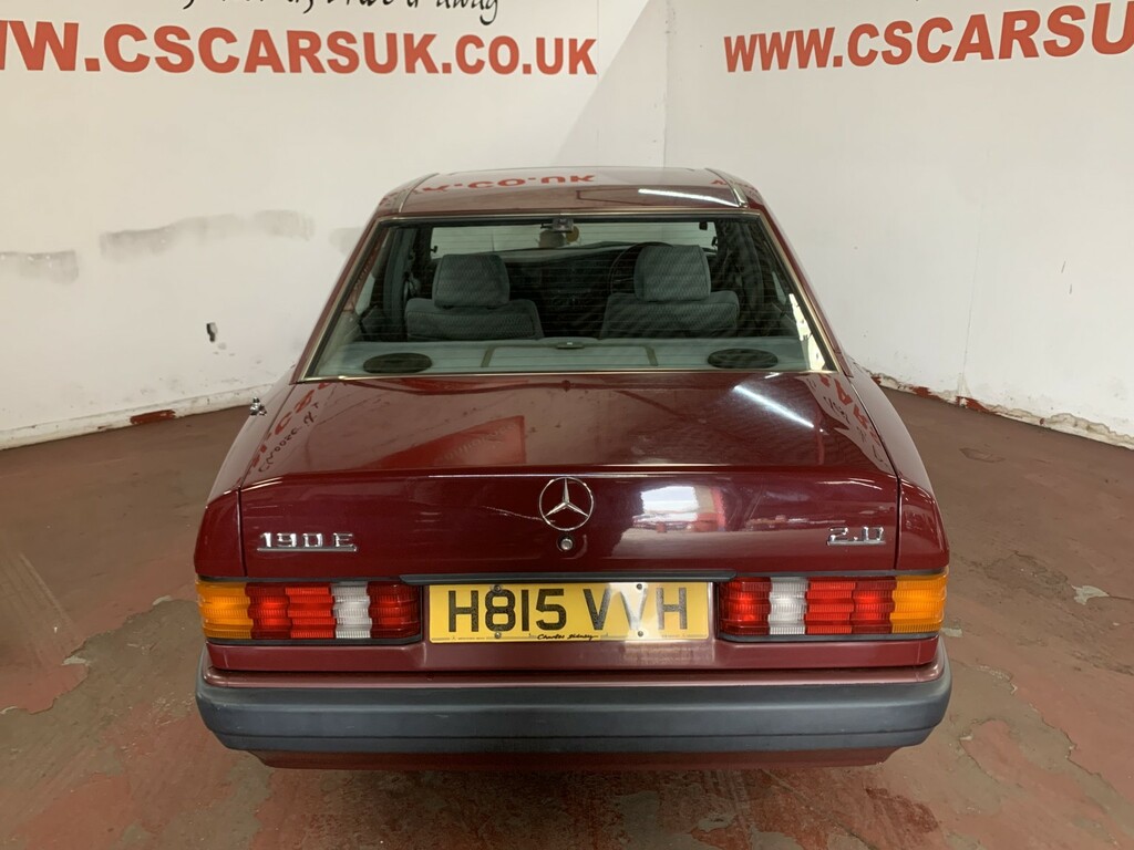Mercedes-Benz 190 E White #8
