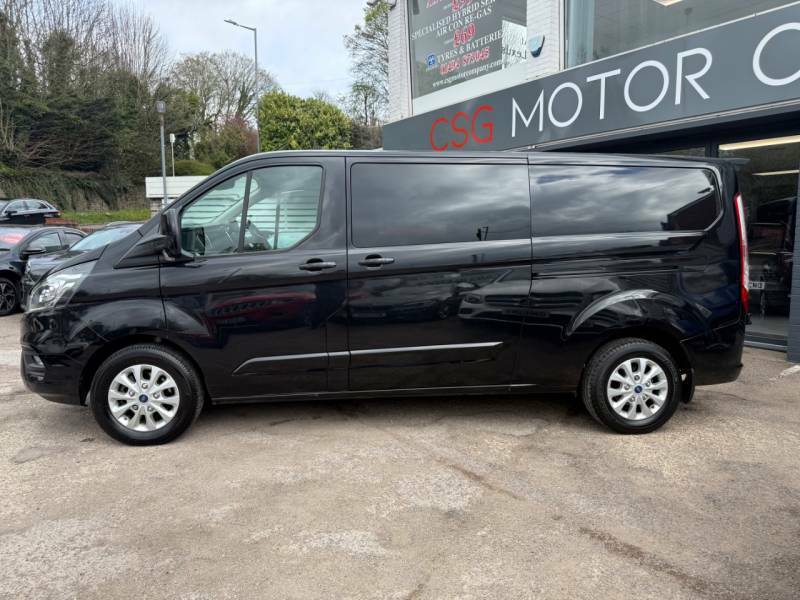 Ford Transit Custom 2.0 Ecoblue 170Ps Low Roof Limited Van - 2021 OV71ZZH Black #4
