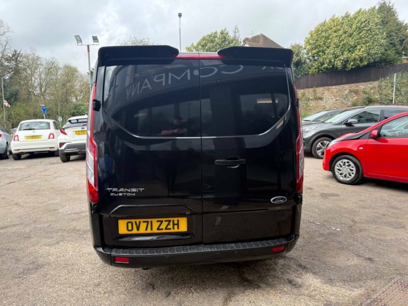 Ford Transit Custom 2.0 Ecoblue 170Ps Low Roof Limited Van - 2021 OV71ZZH Black #6
