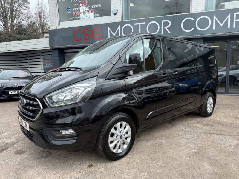 Ford Transit Custom 2.0 Ecoblue 170Ps Low Roof Limited Van - 2021 Black