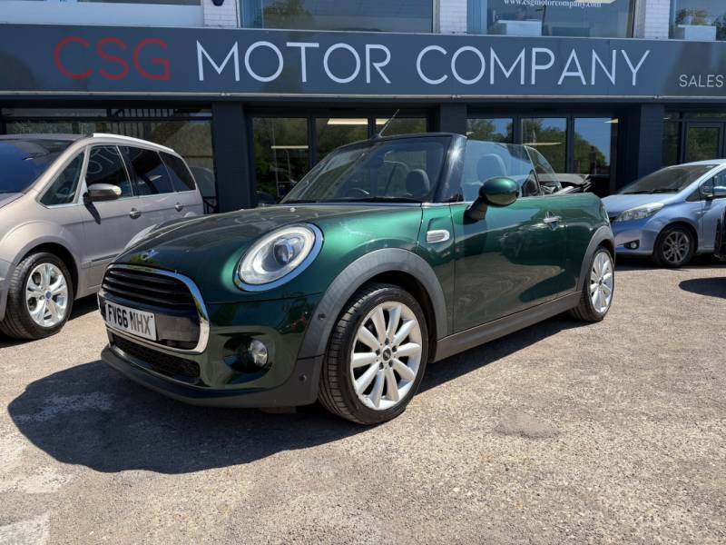 Mini Convertible 1.5 Cooper - Ffsh - Heated 12 Leather - Green