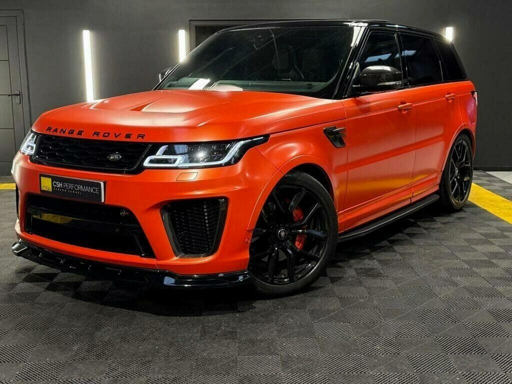 Land Rover Range Rover Sport 5.0 P575 V8 Svr 4Wd Euro 6 Ss YR68RKV Orange