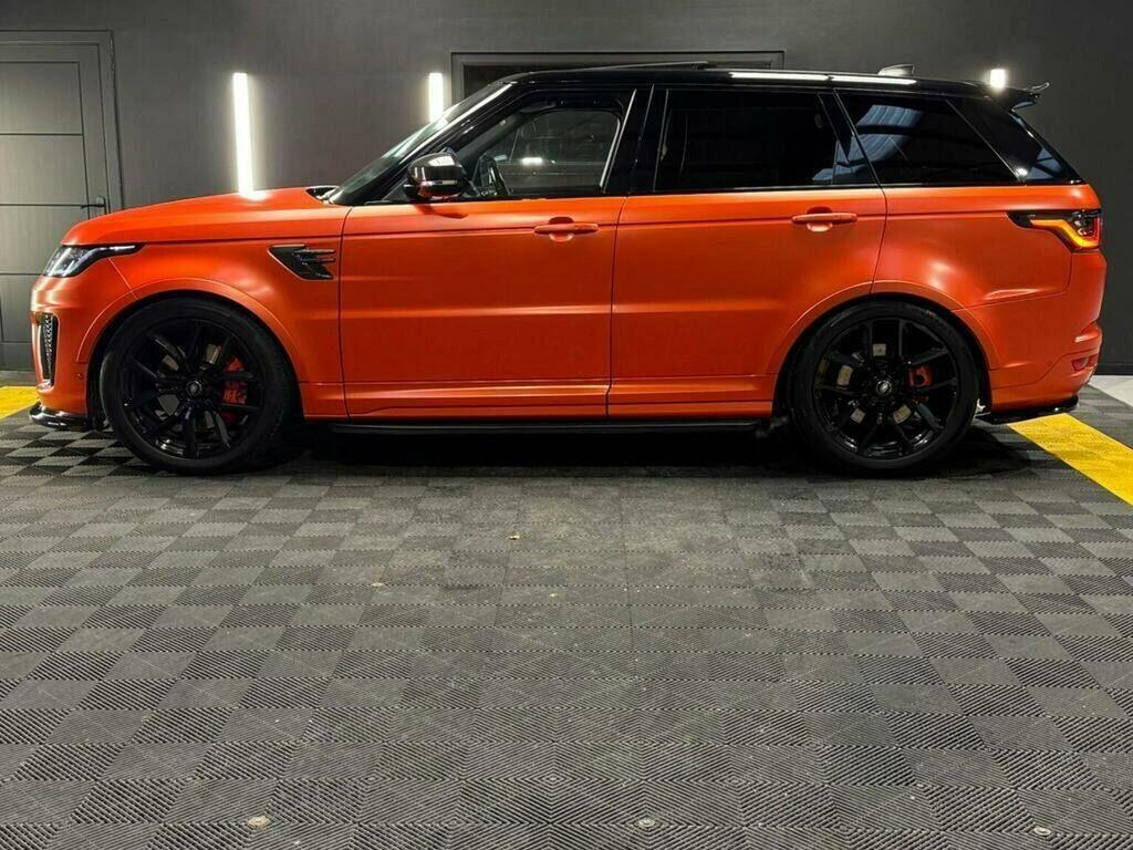Land Rover Range Rover Sport 5.0 P575 V8 Svr 4Wd Euro 6 Ss YR68RKV Orange #4