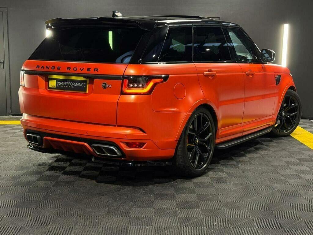 Land Rover Range Rover Sport 5.0 P575 V8 Svr 4Wd Euro 6 Ss YR68RKV Orange #6
