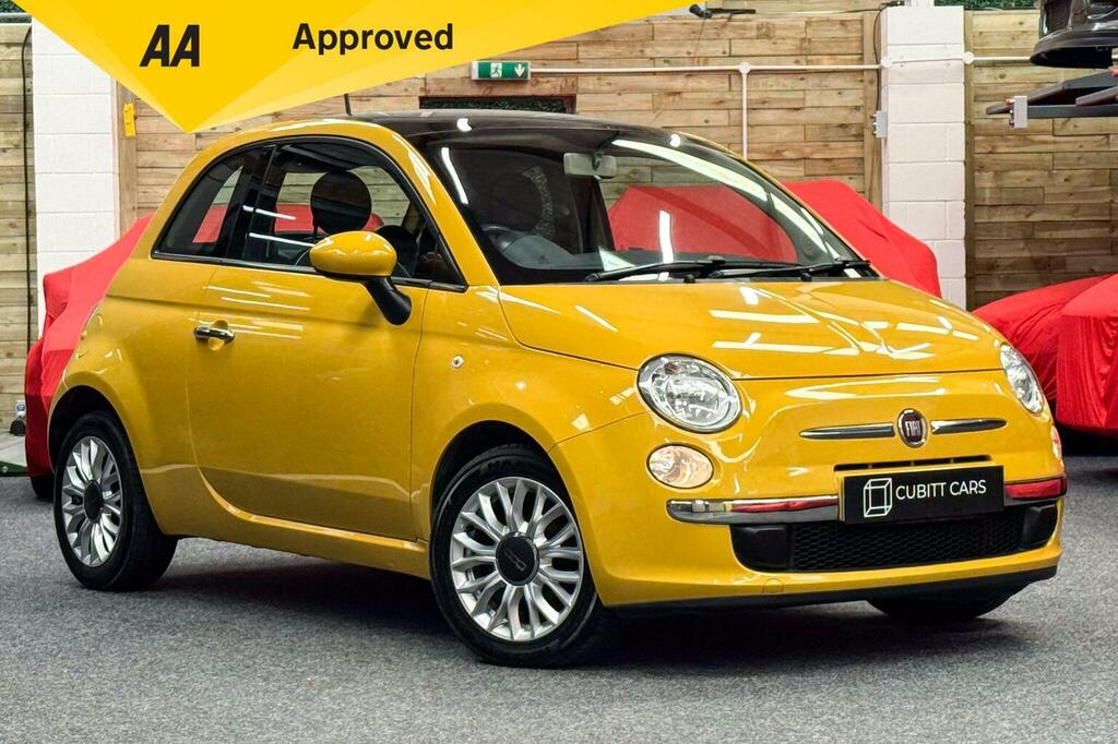 Fiat 500 Hatchback 1.2 Lounge Euro 6 Ss 201464 Yellow