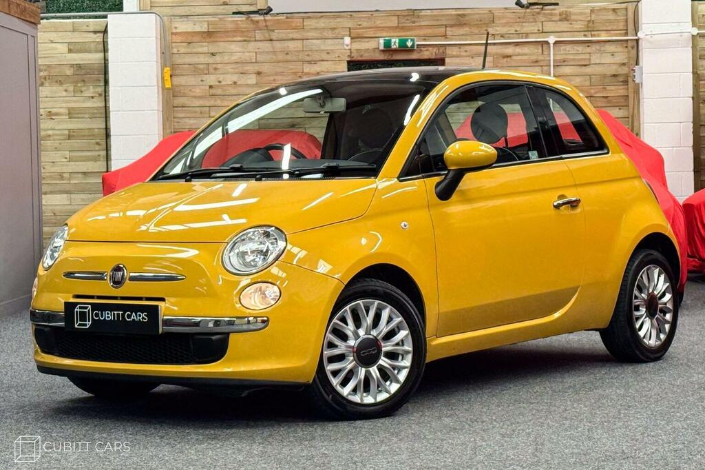 Fiat 500 Hatchback 1.2 Lounge Euro 6 Ss 201464 WO64NFX Yellow #3