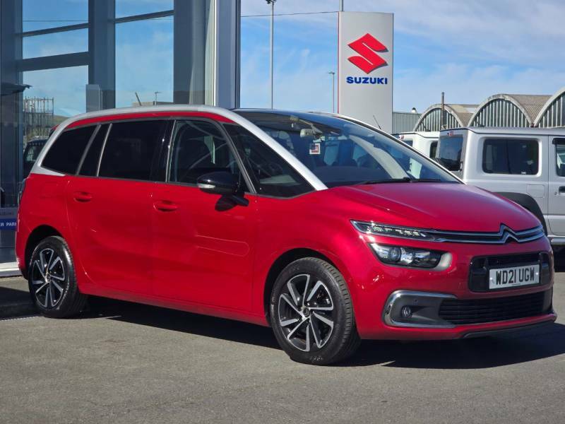 Citroen Grand C4 SpaceTourer 1.5 Bluehdi 130 Shine Eat8 - 2021 21 WD21UGW Red #2
