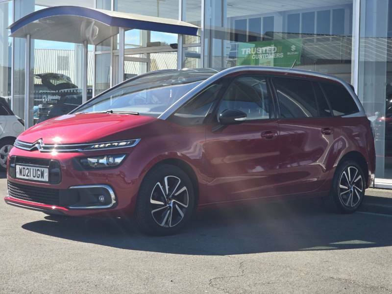 Citroen Grand C4 SpaceTourer 1.5 Bluehdi 130 Shine Eat8 - 2021 21 WD21UGW Red #4