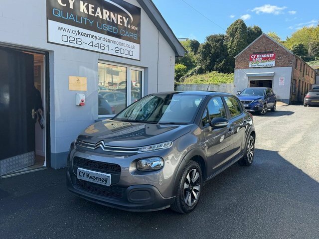 Citroen C3 Puretech Feel Hatchback CA19ZNR Grey #2