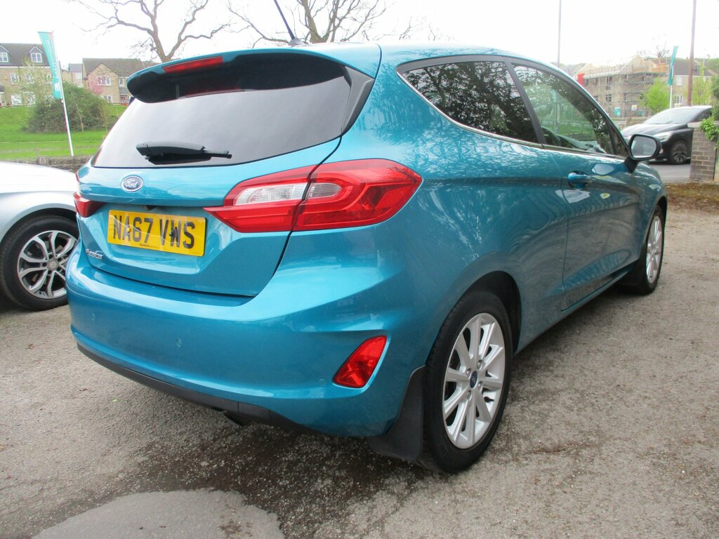 Ford Fiesta 1.0T Ecoboost Titanium Hatchback NA67VWS Blue #5