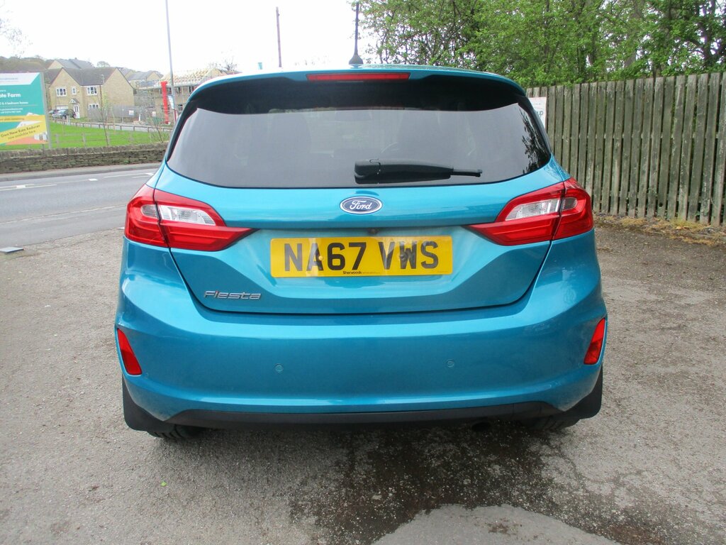 Ford Fiesta 1.0T Ecoboost Titanium Hatchback NA67VWS Blue #6